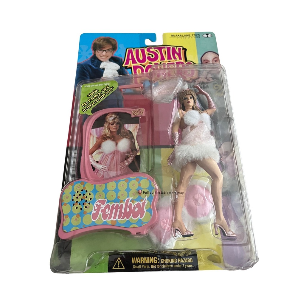 McFarlane Toys Austin‎ Powers Fembot Action Figure Voice Chip